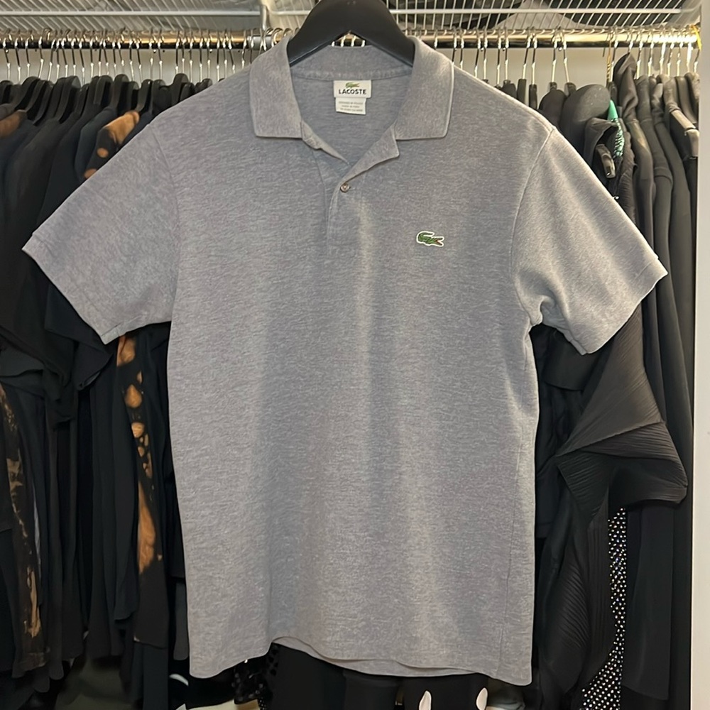 Lacoste Grey Polo Small Size 3-S/XS
